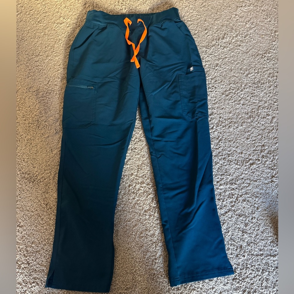 Figs High Waisted Yola Skinny Scrub Pants Size Large